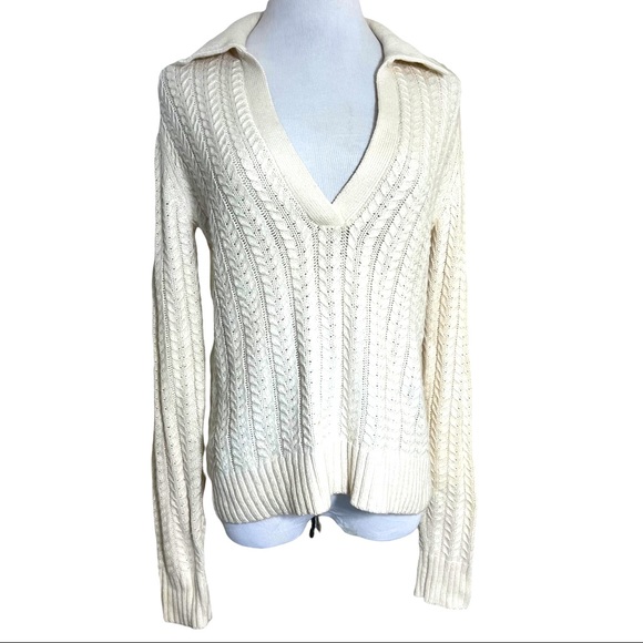 Charter Club Sweaters - Charter Club Ivory Cream Cable Knit Sweater Sz Small NWT New